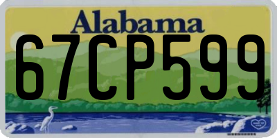 AL license plate 67CP599