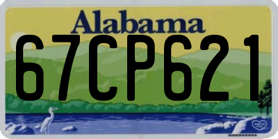 AL license plate 67CP621