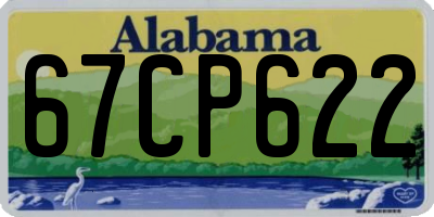 AL license plate 67CP622