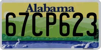AL license plate 67CP623