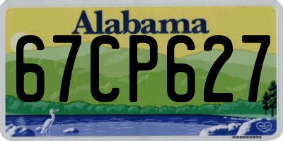 AL license plate 67CP627