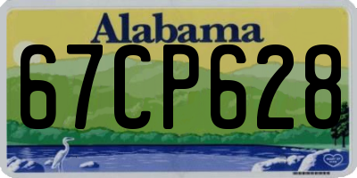 AL license plate 67CP628