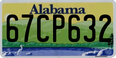 AL license plate 67CP632