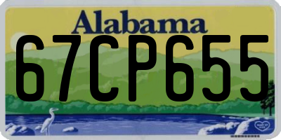 AL license plate 67CP655