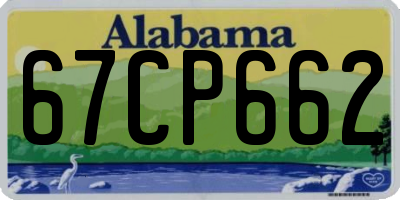 AL license plate 67CP662