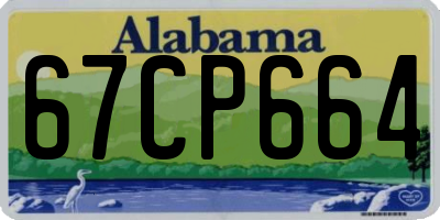 AL license plate 67CP664