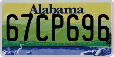 AL license plate 67CP696