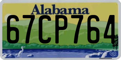 AL license plate 67CP764