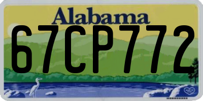 AL license plate 67CP772