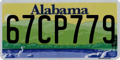 AL license plate 67CP779
