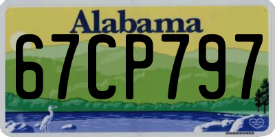AL license plate 67CP797