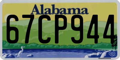 AL license plate 67CP944