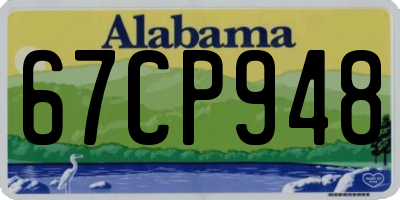 AL license plate 67CP948