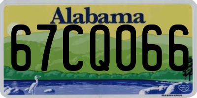 AL license plate 67CQ066
