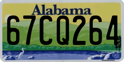 AL license plate 67CQ264