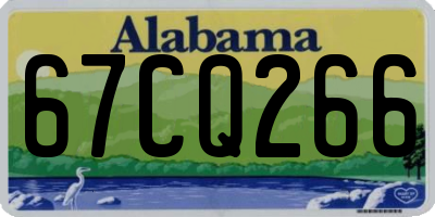 AL license plate 67CQ266