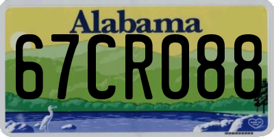 AL license plate 67CR088
