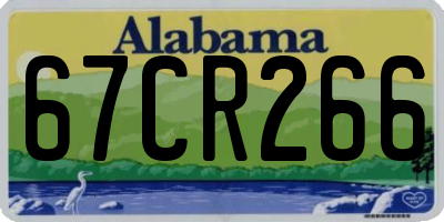 AL license plate 67CR266