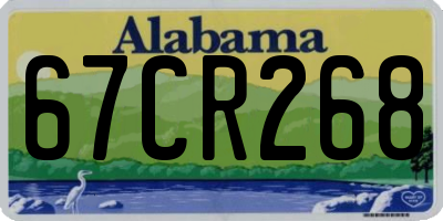 AL license plate 67CR268
