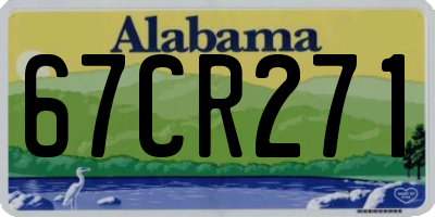 AL license plate 67CR271