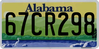 AL license plate 67CR298