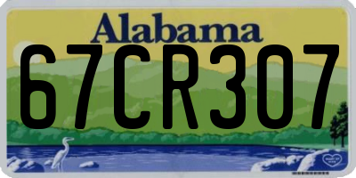 AL license plate 67CR307