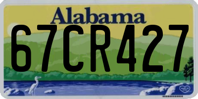 AL license plate 67CR427
