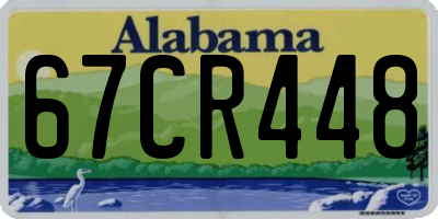 AL license plate 67CR448