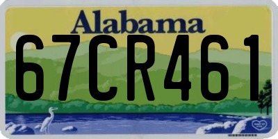 AL license plate 67CR461