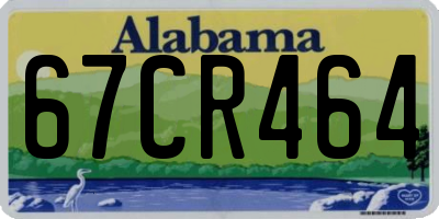 AL license plate 67CR464