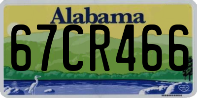 AL license plate 67CR466