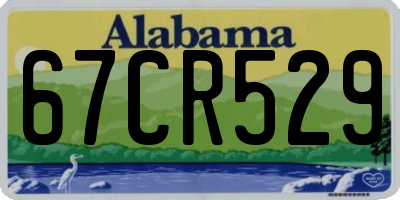 AL license plate 67CR529