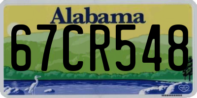 AL license plate 67CR548