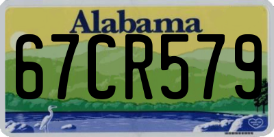 AL license plate 67CR579