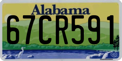 AL license plate 67CR591