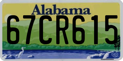 AL license plate 67CR615