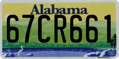 AL license plate 67CR661