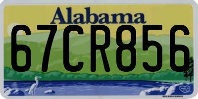 AL license plate 67CR856