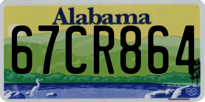 AL license plate 67CR864
