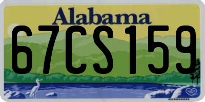 AL license plate 67CS159