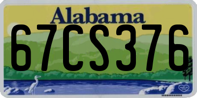 AL license plate 67CS376