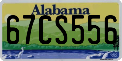 AL license plate 67CS556