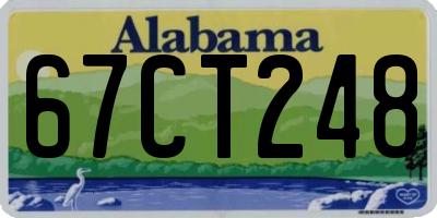 AL license plate 67CT248