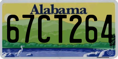 AL license plate 67CT264