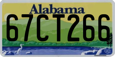 AL license plate 67CT266