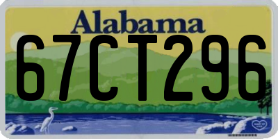 AL license plate 67CT296