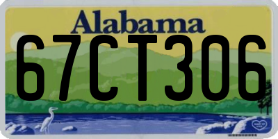 AL license plate 67CT306