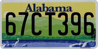AL license plate 67CT396