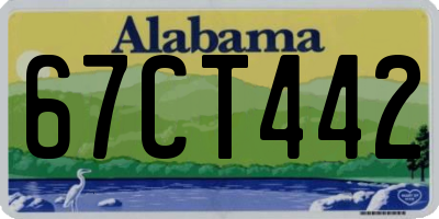 AL license plate 67CT442