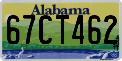 AL license plate 67CT462
